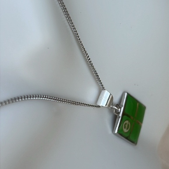 Sterling Silver Vintage Edina Logo Charm / Pendant - Kinney - Picture 4 of 7